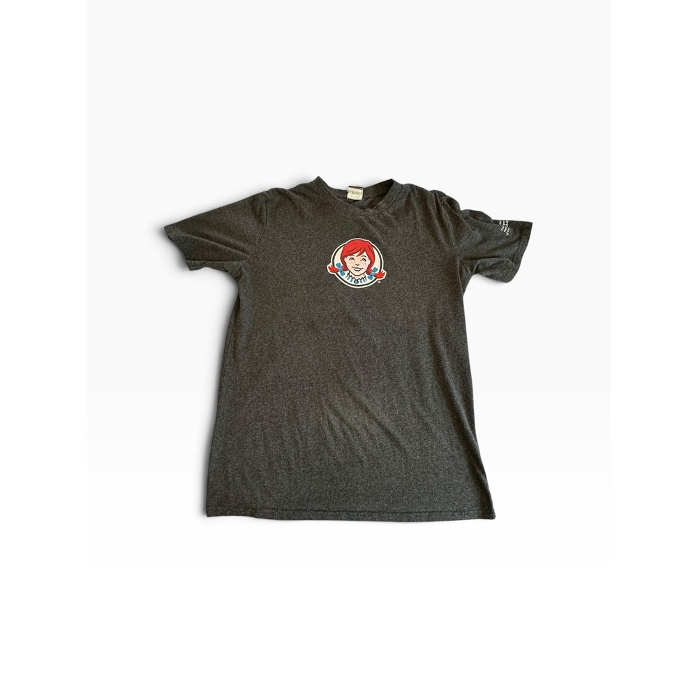 Barco Wendy's T-Shirt Mens Medium Gray NCAA Best Fries No Lies Graphic Tee
